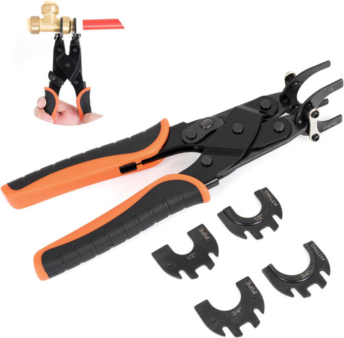 Push to Connect Removal Tool Disconnect Tongs Tool for 1/2a, 3/4a, 1a Push in Fittings Plumbing Tools for Removal PEX PVC Copper Pipe