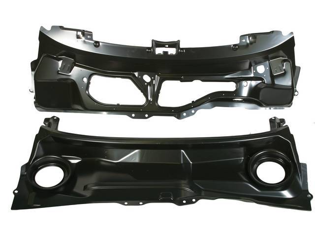 Cowl Vent Grille Panel, Upper and Lower