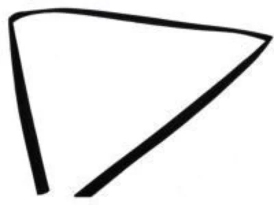 Toyota 68152-02080 Rear Door Glass Run Left Hand