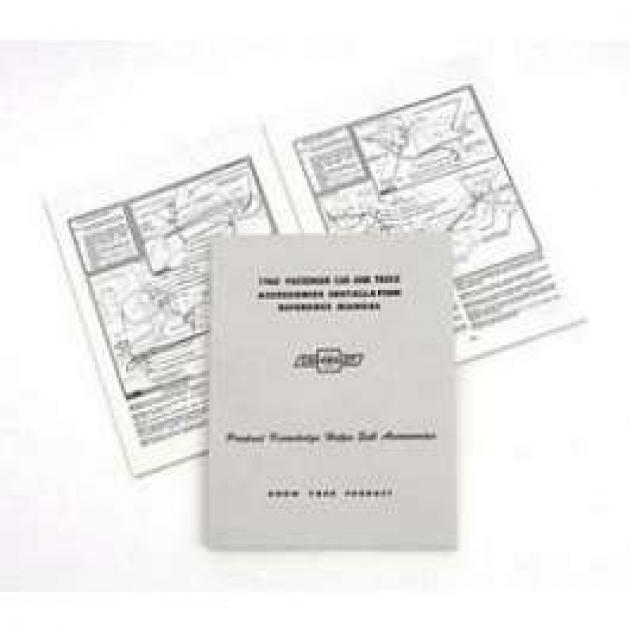 Full Size Chevy Accessory Installation Reference Manual, 1960