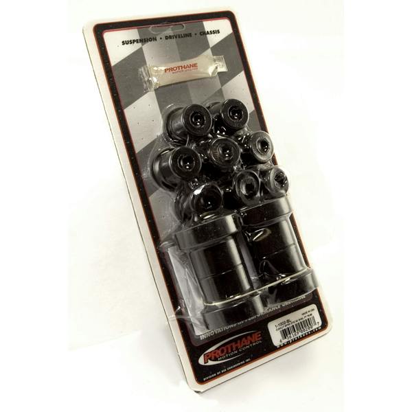 Rugged Ridge 1-1002BL Front Leaf Spring Bushing Kit; Black; 76-86 Jeep CJ5/CJ7/CJ8