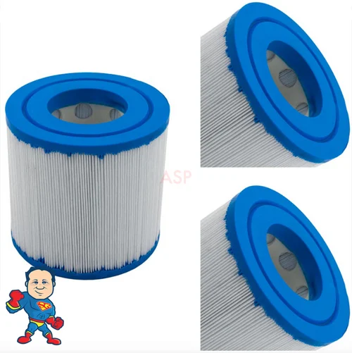 10 sq ft Spa Filter Cartridge – 4″ H x 4-1/4″ Dia, Dual 1-15/16″ Openings, Skim Filter Replacement