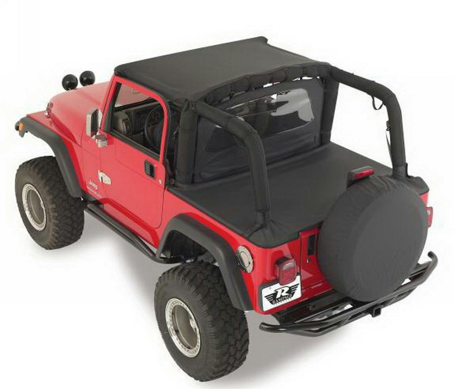 Rampage Products 721015 Tonneau Cover; Black Denim