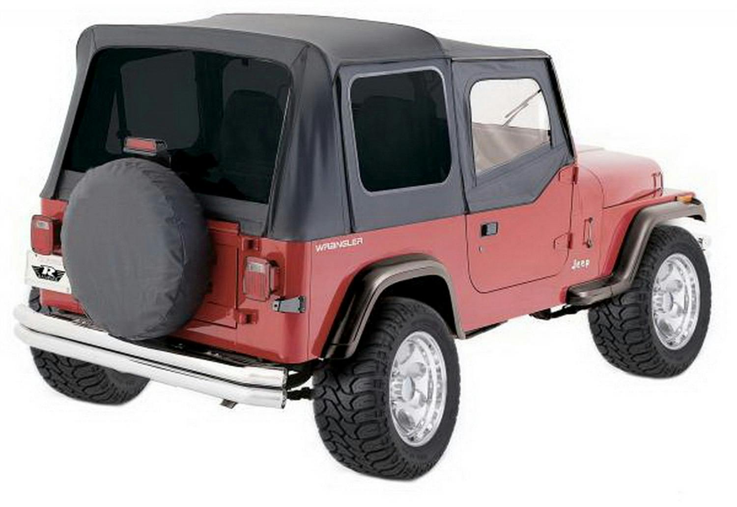 Rampage Products 99415 Factory Replacement Soft Top; Black Denim