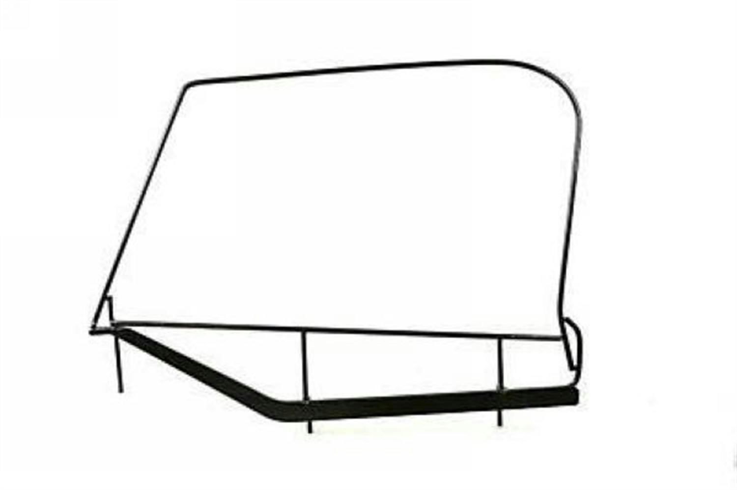 Rampage Products 89799 Window Frame; Black Pair