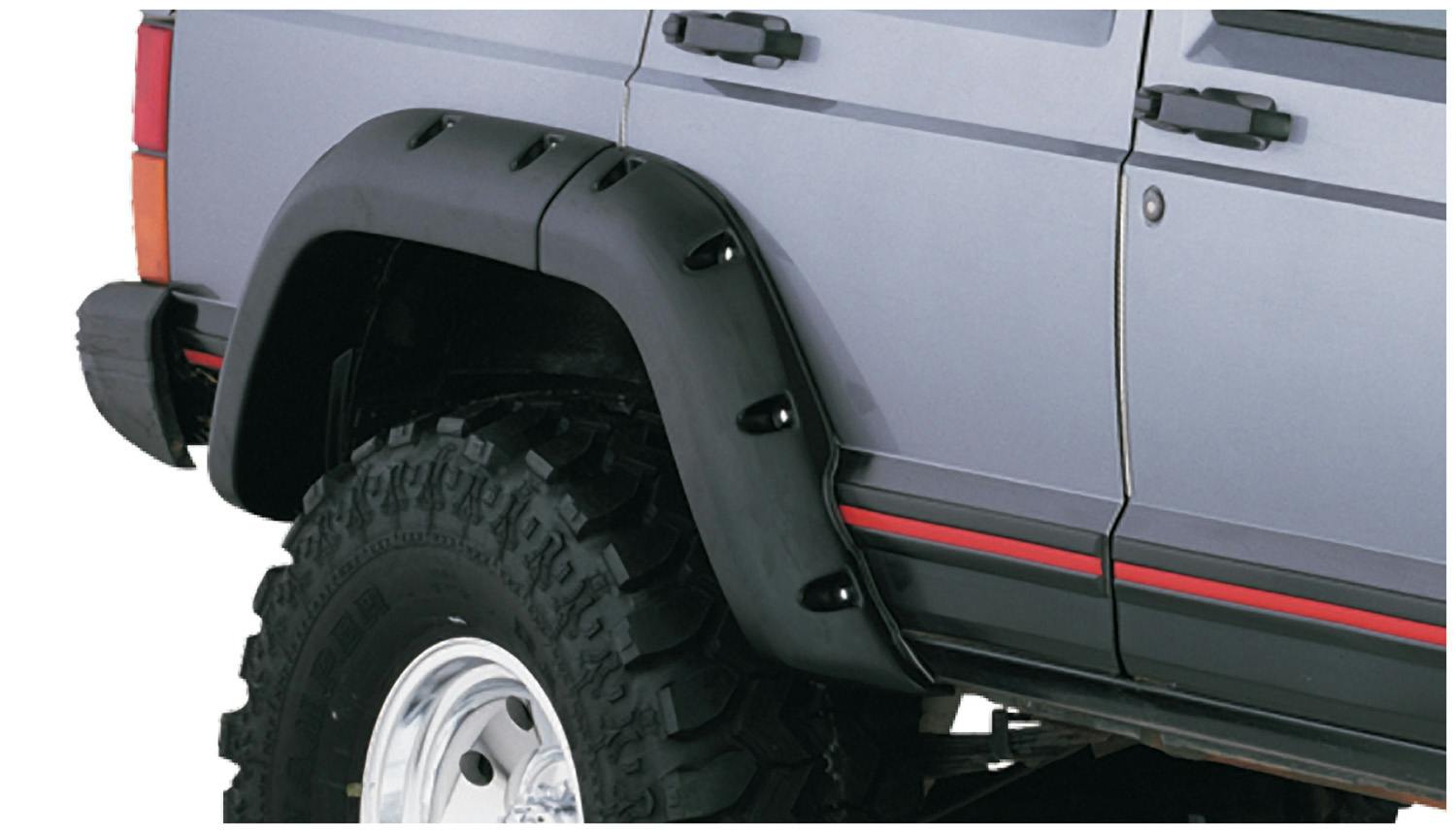 Bushwacker 10036-07 Fender Flares Cutout Style 2Pc Rear