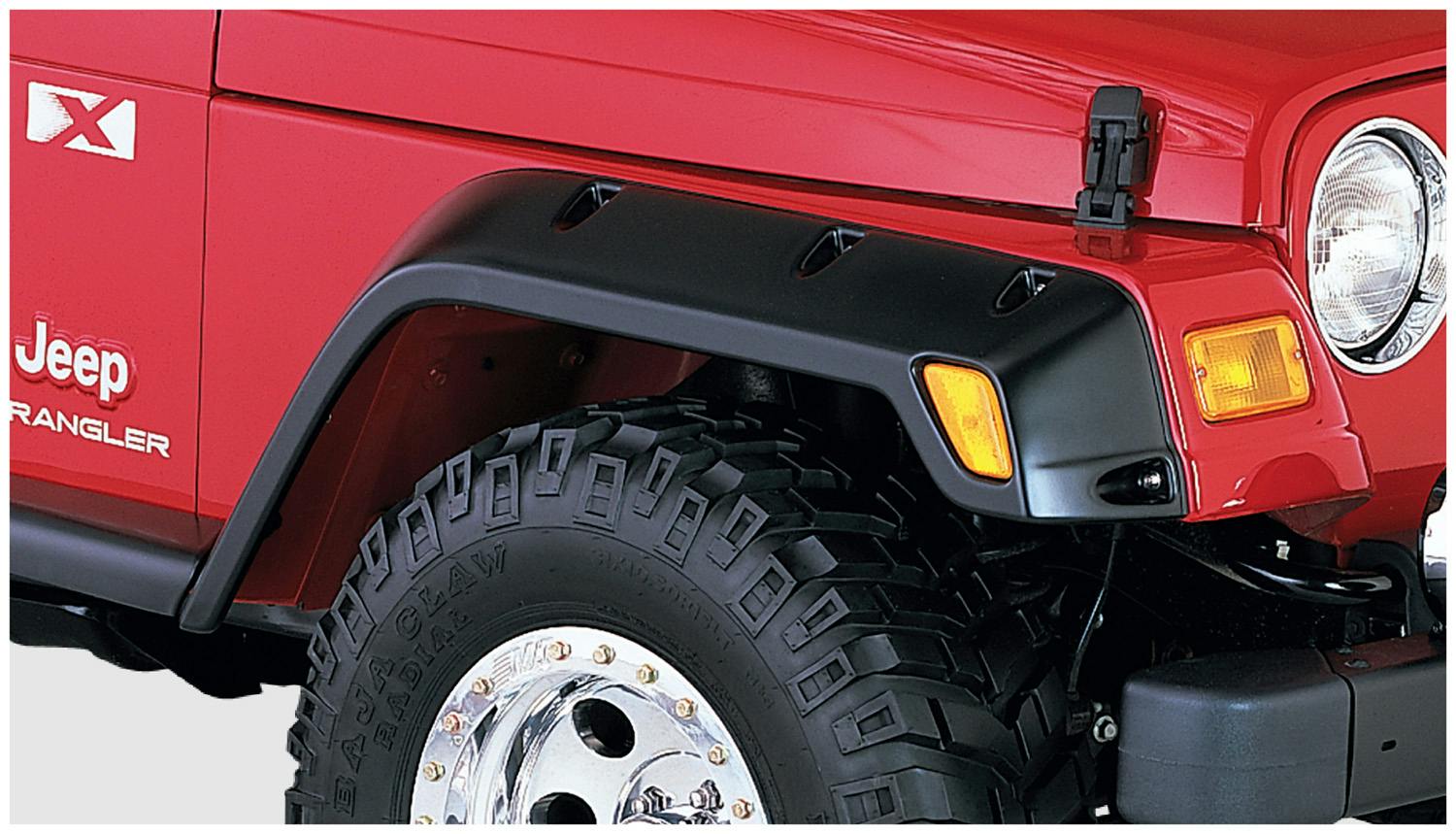 Bushwacker 10043-07 Fender Flares Pocket Style 2Pc Front