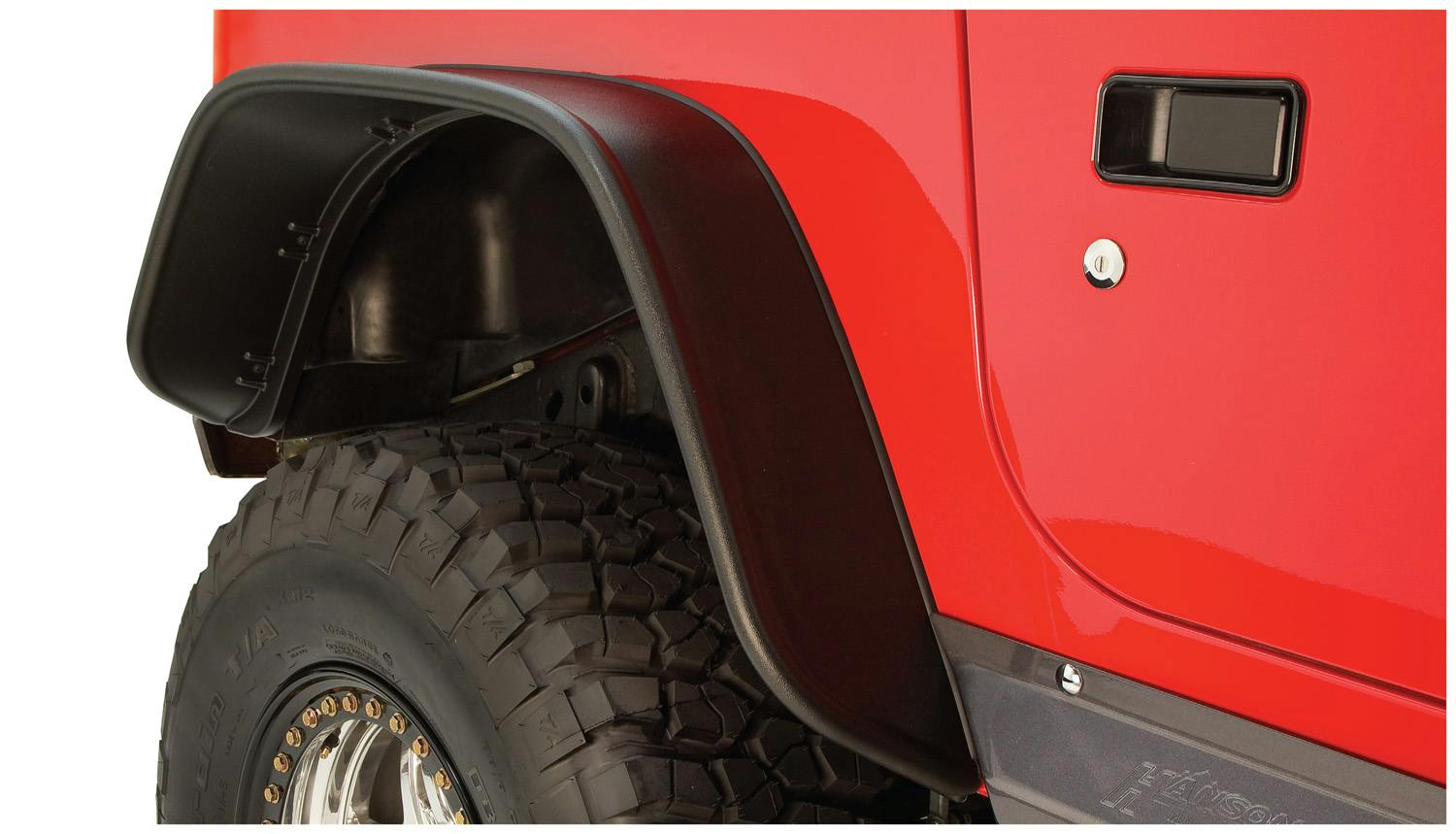 Bushwacker 10056-07 Fender Flares Flat Style 2Pc Rear