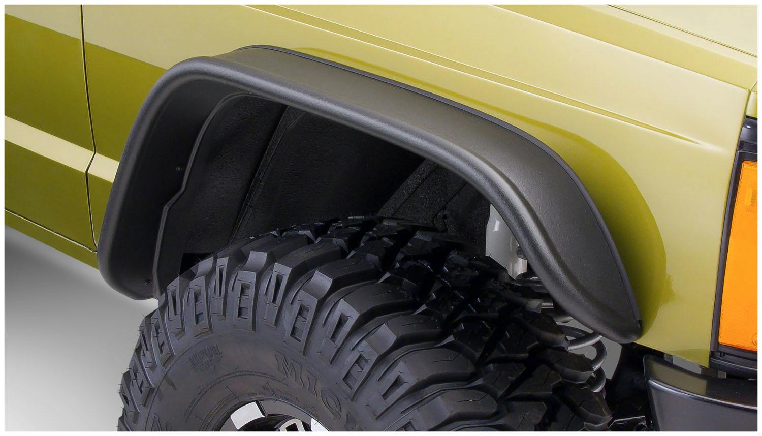 Bushwacker 10063-07 Fender Flares Flat Style 2Pc Front