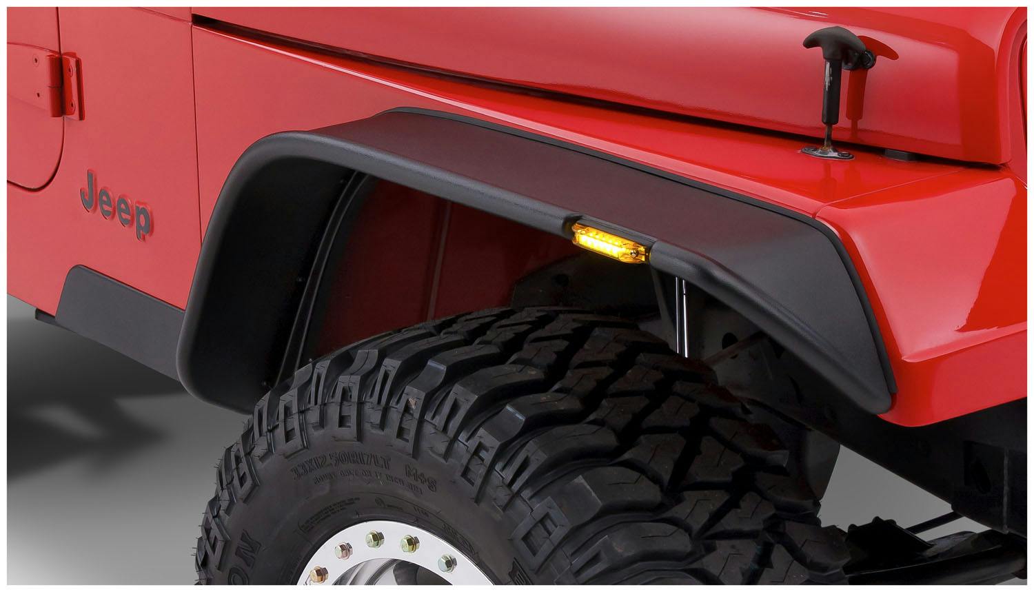 Bushwacker 10067-07 Fender Flares Flat Style 2Pc Front