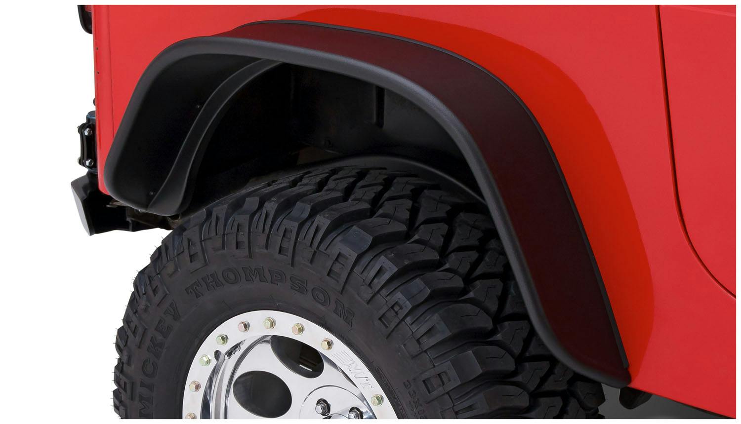 Bushwacker 10068-07 Fender Flares Flat Style 2Pc Rear