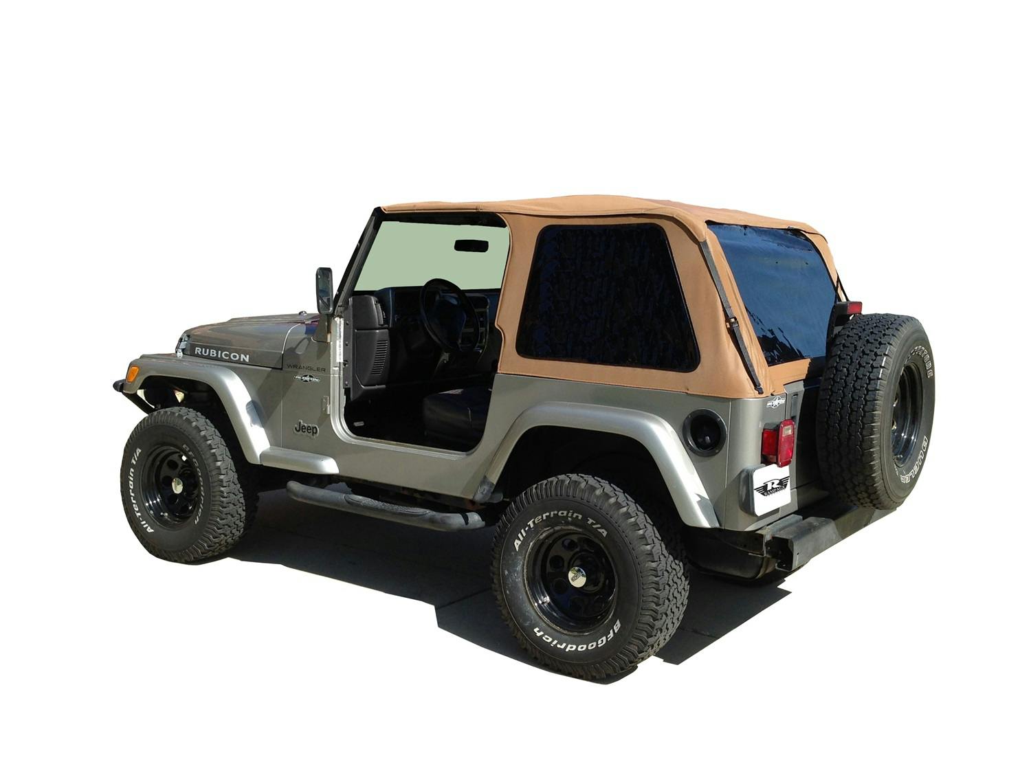 Rampage Products 109517 Frameless Soft Top Kit; Spice; w/Tinted Windows
