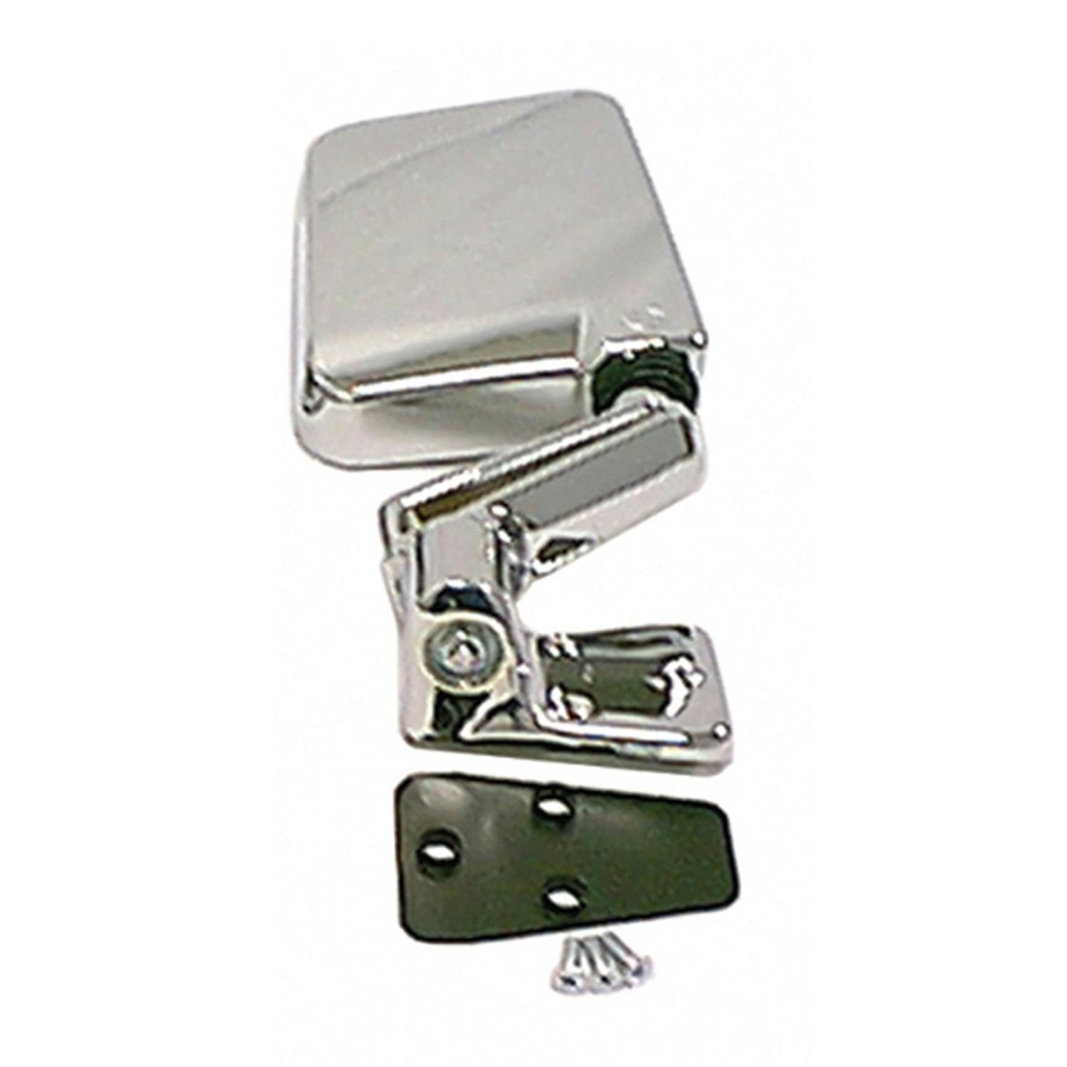 Rugged Ridge 11010.06 Door Mirror; Chrome; Right; 87-02 Jeep Wrangler