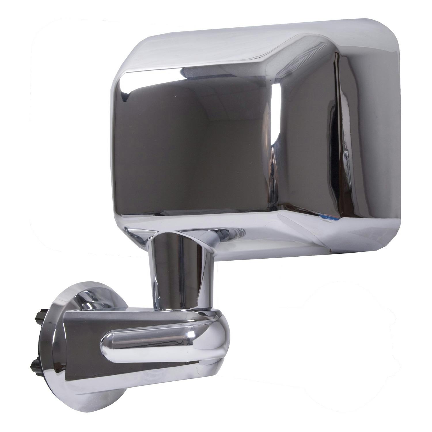 Rugged Ridge 11010.13 Door Mirror; Chrome; Left; 07-17 Jeep Wrangler JK