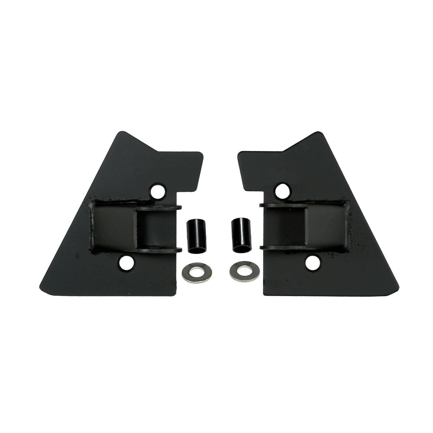 Rugged Ridge 11025.02 Mirror Relocation Brackets; Black; 97-02 Jeep Wrangler TJ