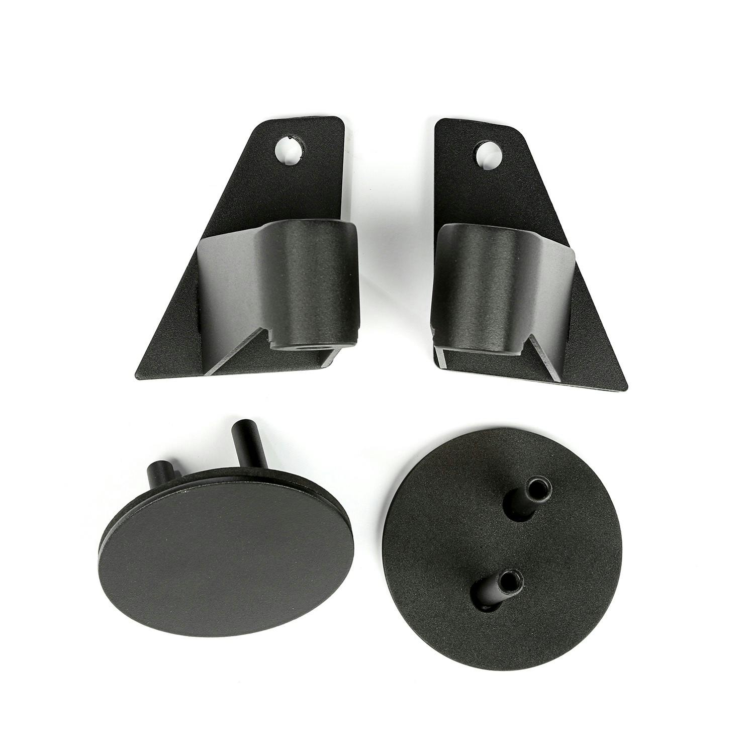 Rugged Ridge 11025.07 Mirror Relocation Brackets, Textured Black