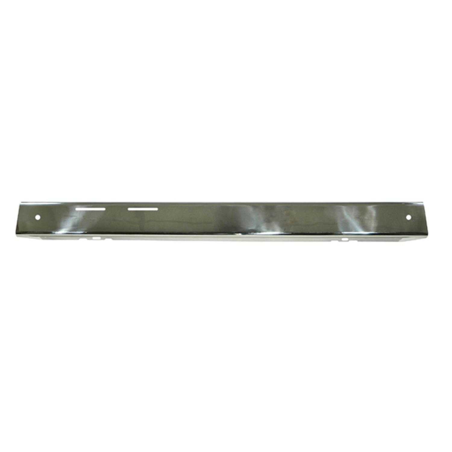 Rugged Ridge 11109.01 Front Bumper Overlay; Stainless Steel; 76-86 Jeep CJ Models