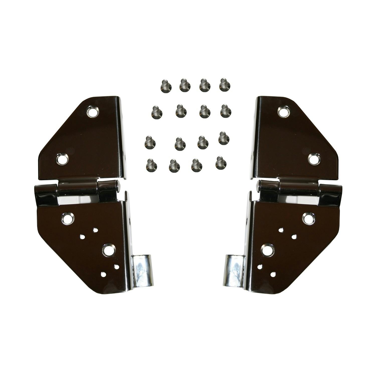 Rugged Ridge 11112.01 Windshield Hinges, Stainless Steel