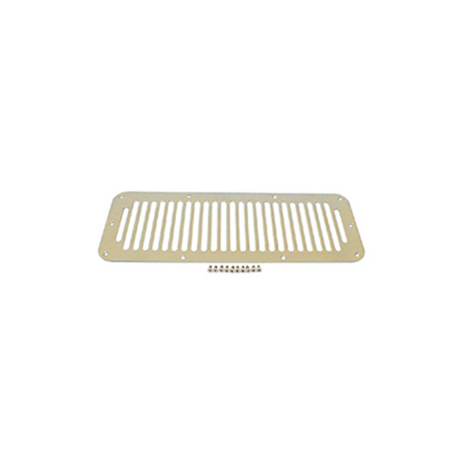 Rugged Ridge 11117.02 Cowl Vent Cover, Stainless Steel