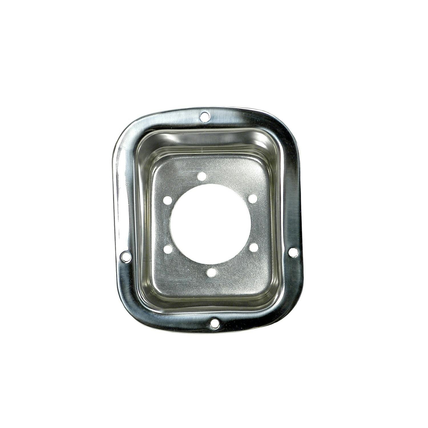 Rugged Ridge 11135.01 Fuel Filler Bezel, Stainless Steel