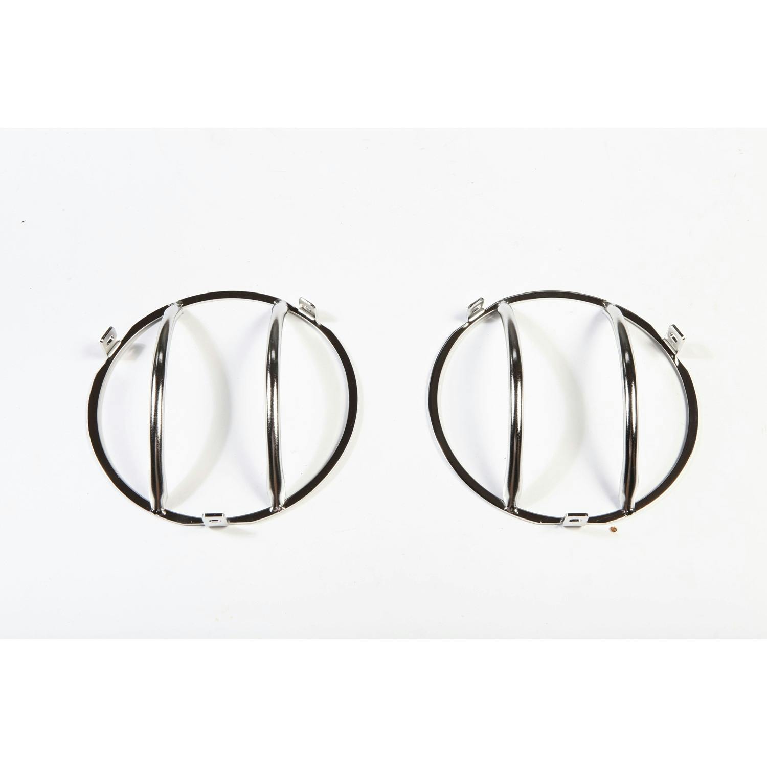 Rugged Ridge 11142.01 Headlight Euro Guard Kit; Stainless Steel; 97-06 Jeep Wrangler TJ