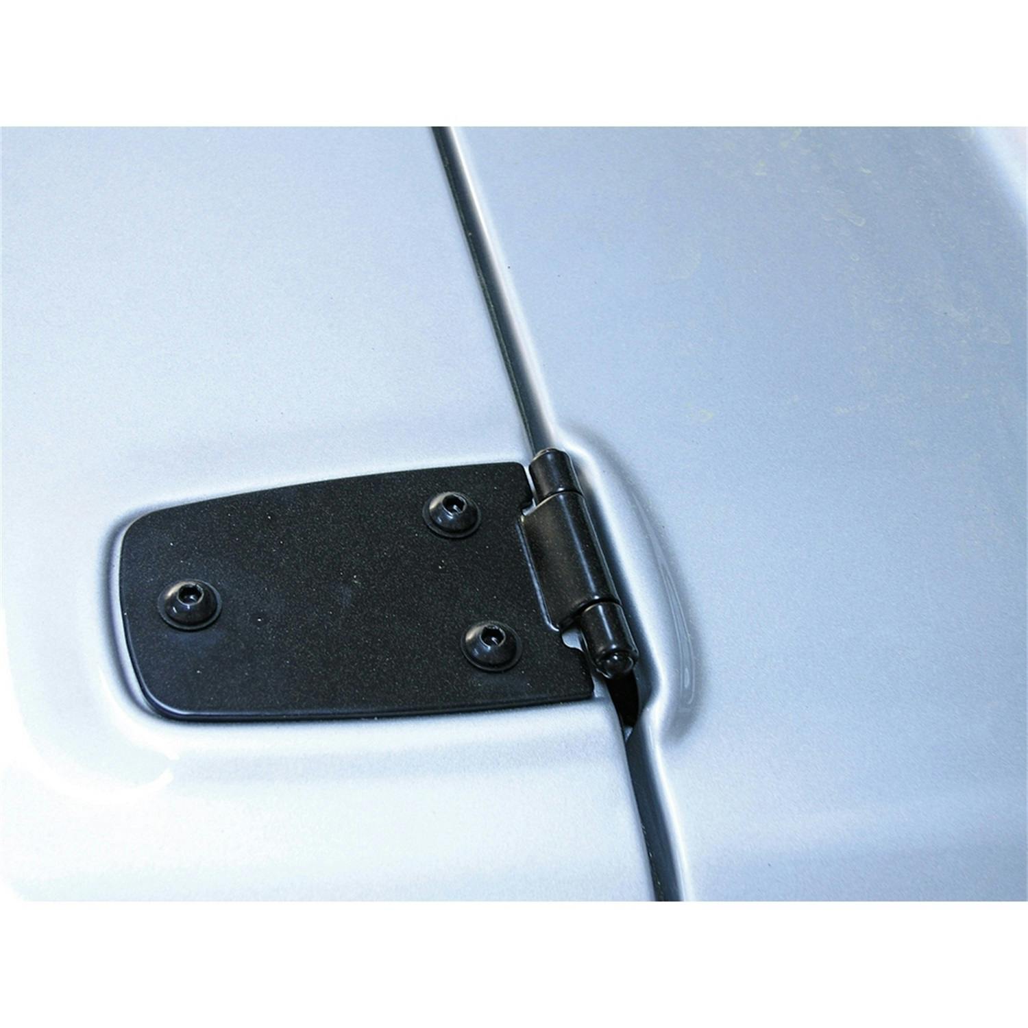Rugged Ridge 11205.01 Hood Hinges, Black