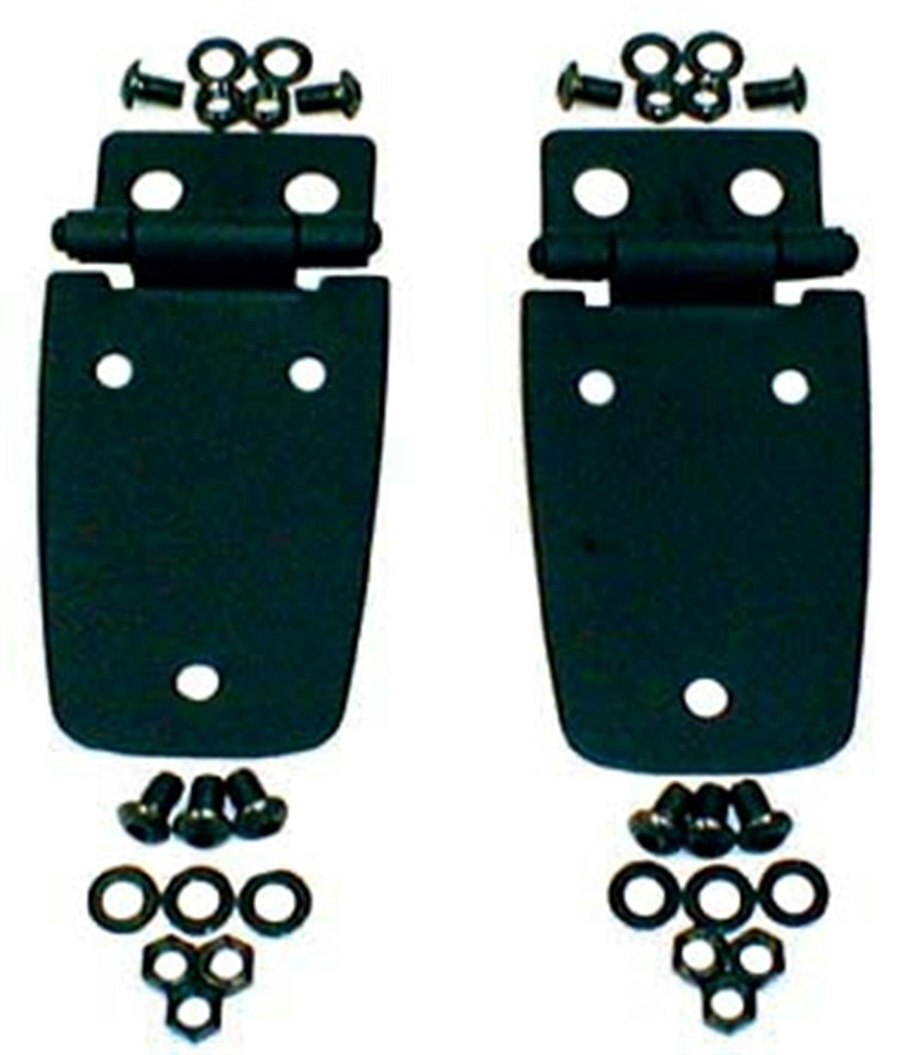 Rugged Ridge 11205.02 Hood Hinges, Black