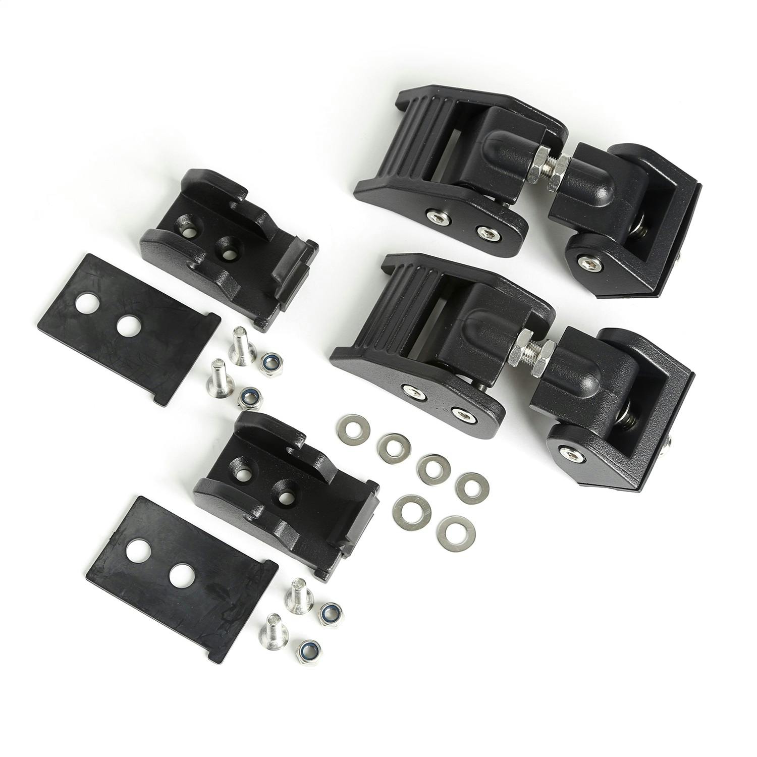 Rugged Ridge 11210.27 Hood Catches, Textured Black