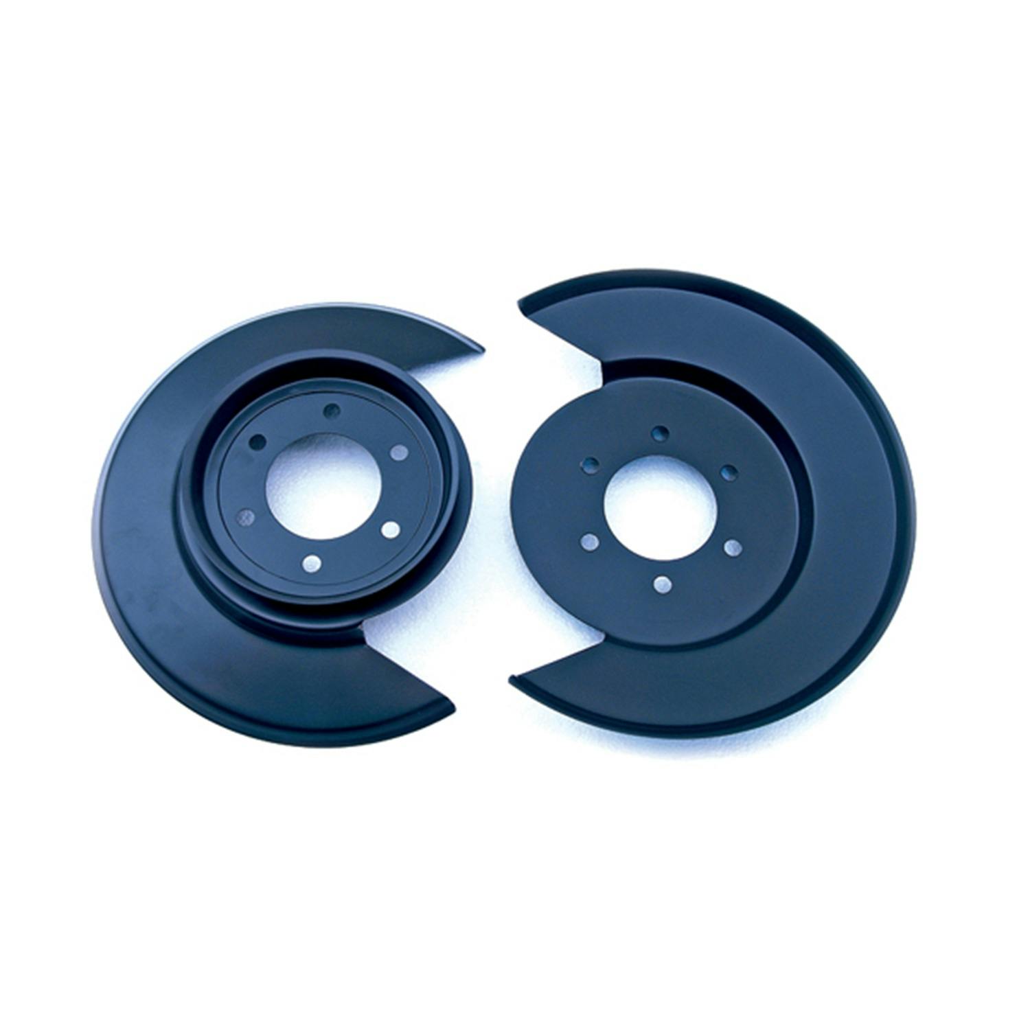Rugged Ridge 11212.01 Disc Brake Dust Shield; Black; 77-78 Jeep CJ Models