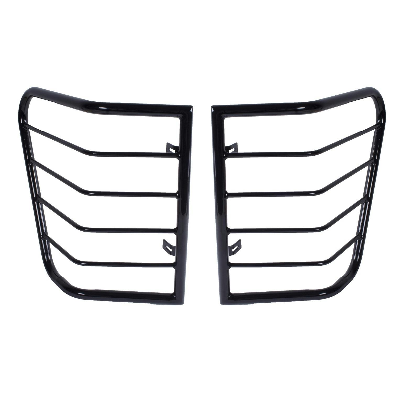 Rugged Ridge 11226.21 Tail Light Euro Guards; Black; 05-08 Jeep Grand Cherokee WK