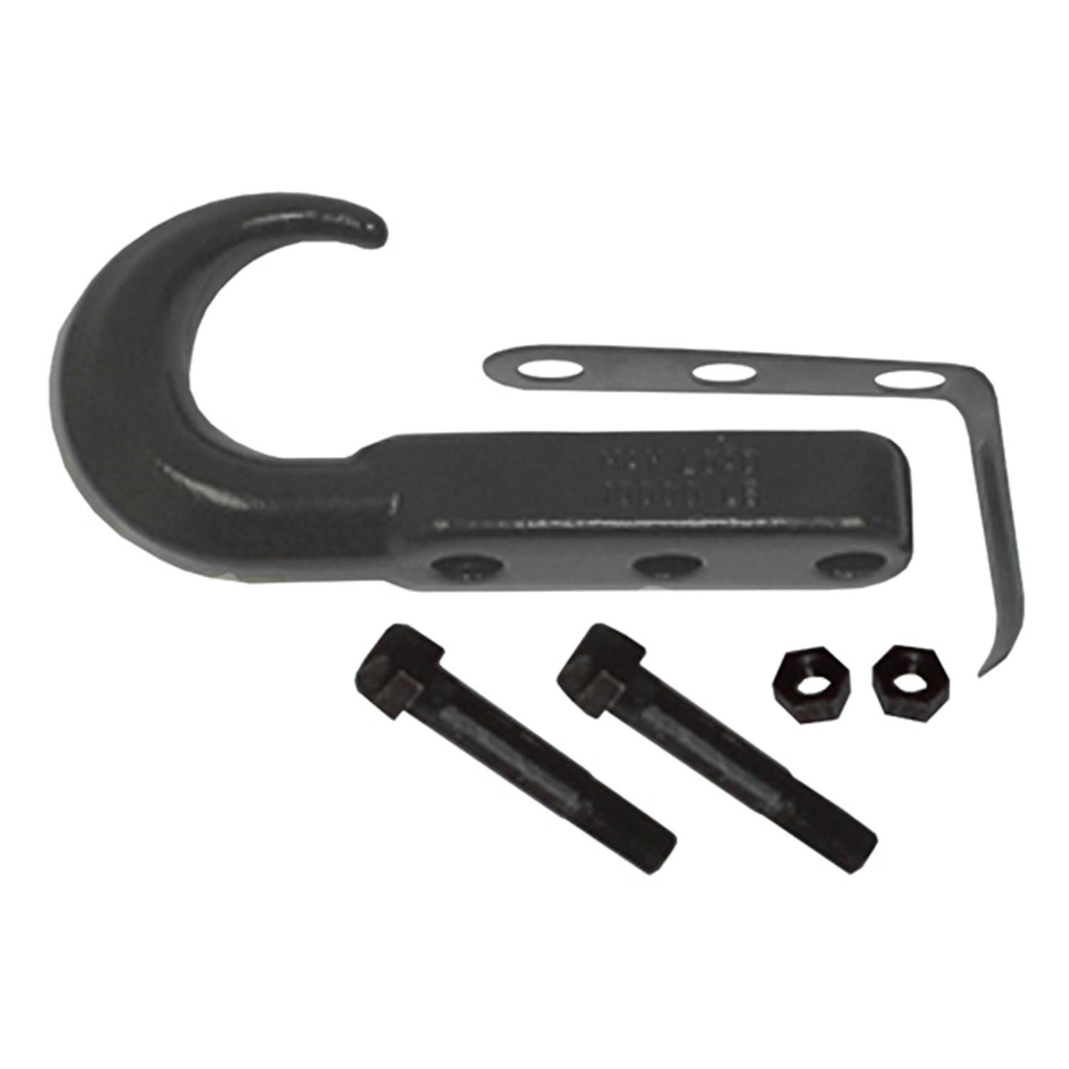 Rugged Ridge 11236.02 Front Tow Hook, Black