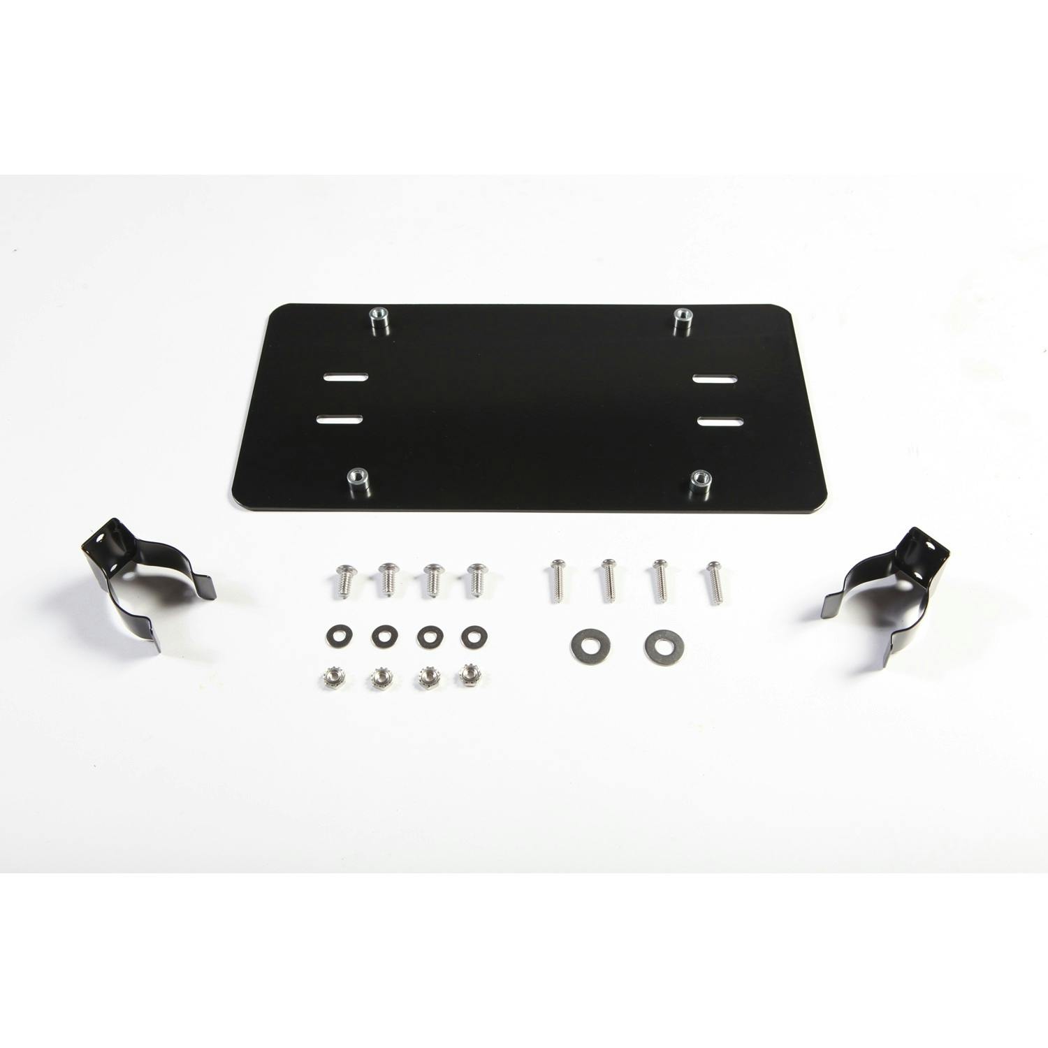 Rugged Ridge 11238.05 License Plate Mounting Bracket for Roller Fairleads