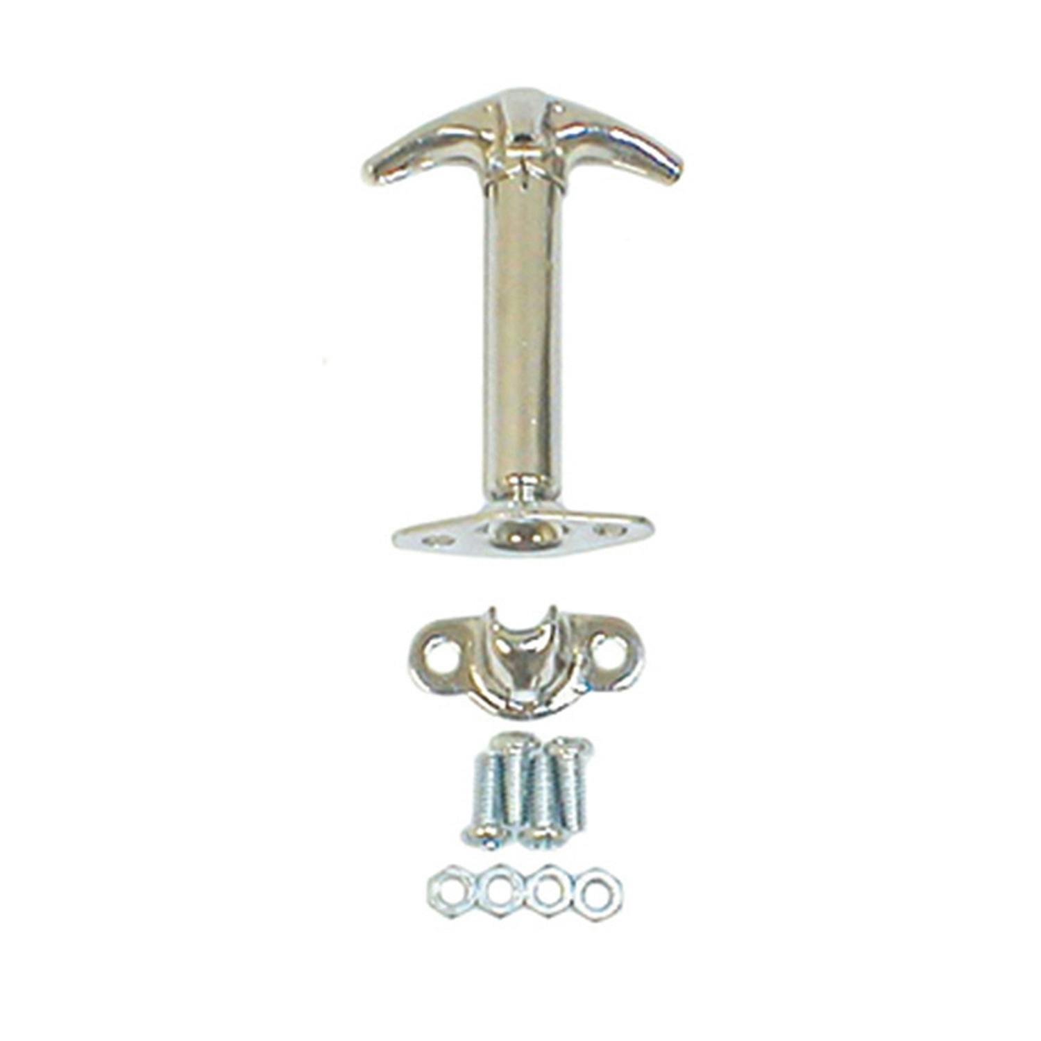 Rugged Ridge 11302.02 Hood Catch; Chrome; 41-95 Jeep CJ/Wrangler YJ