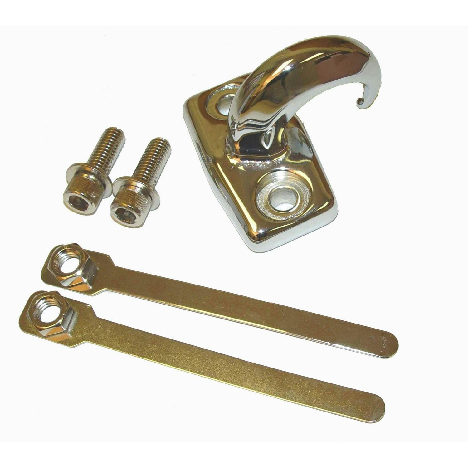 Rugged Ridge 11303.02 Rear Tow Hook, Chrome