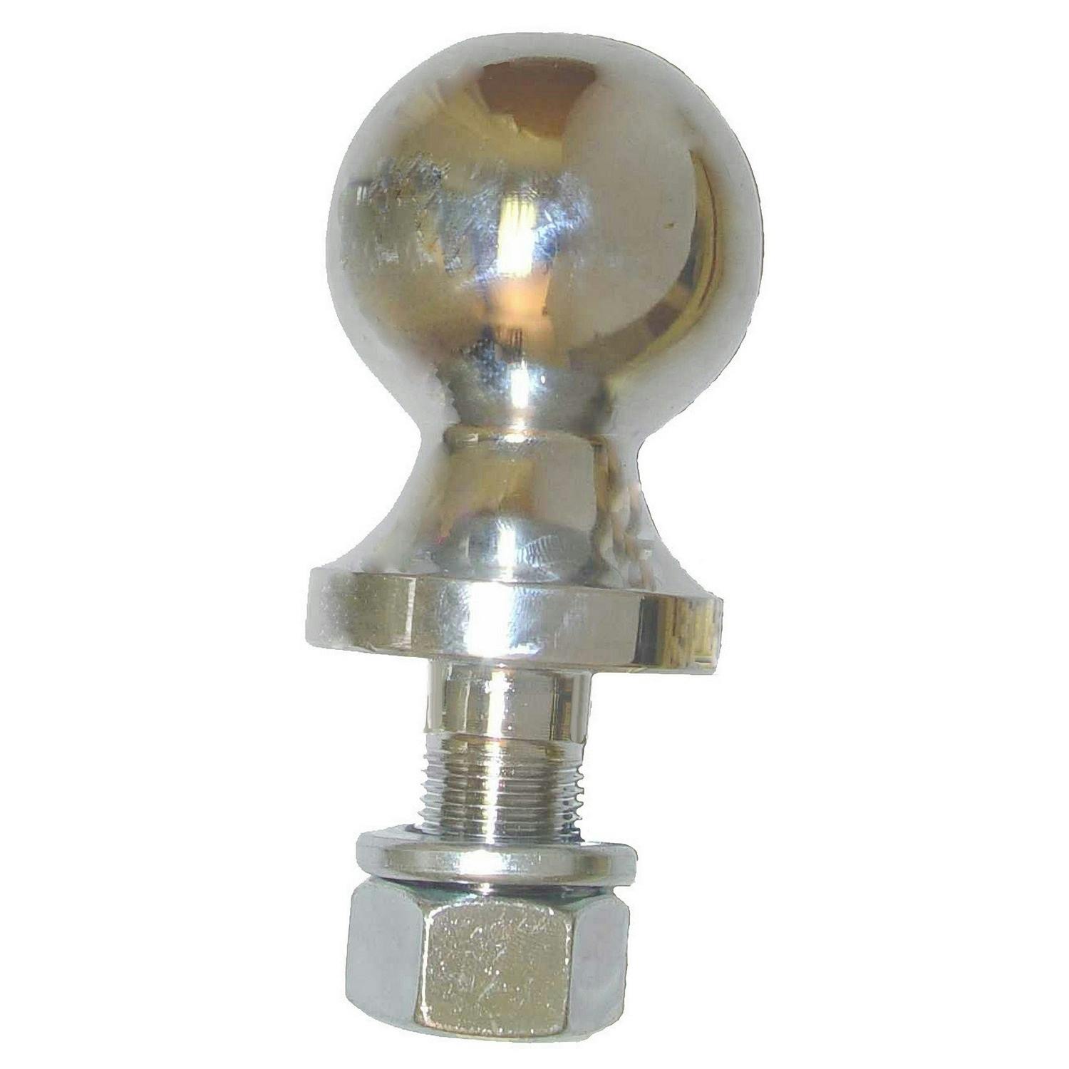 Rugged Ridge 11305.01 2 Inch Trailer Hitch Ball; Chrome
