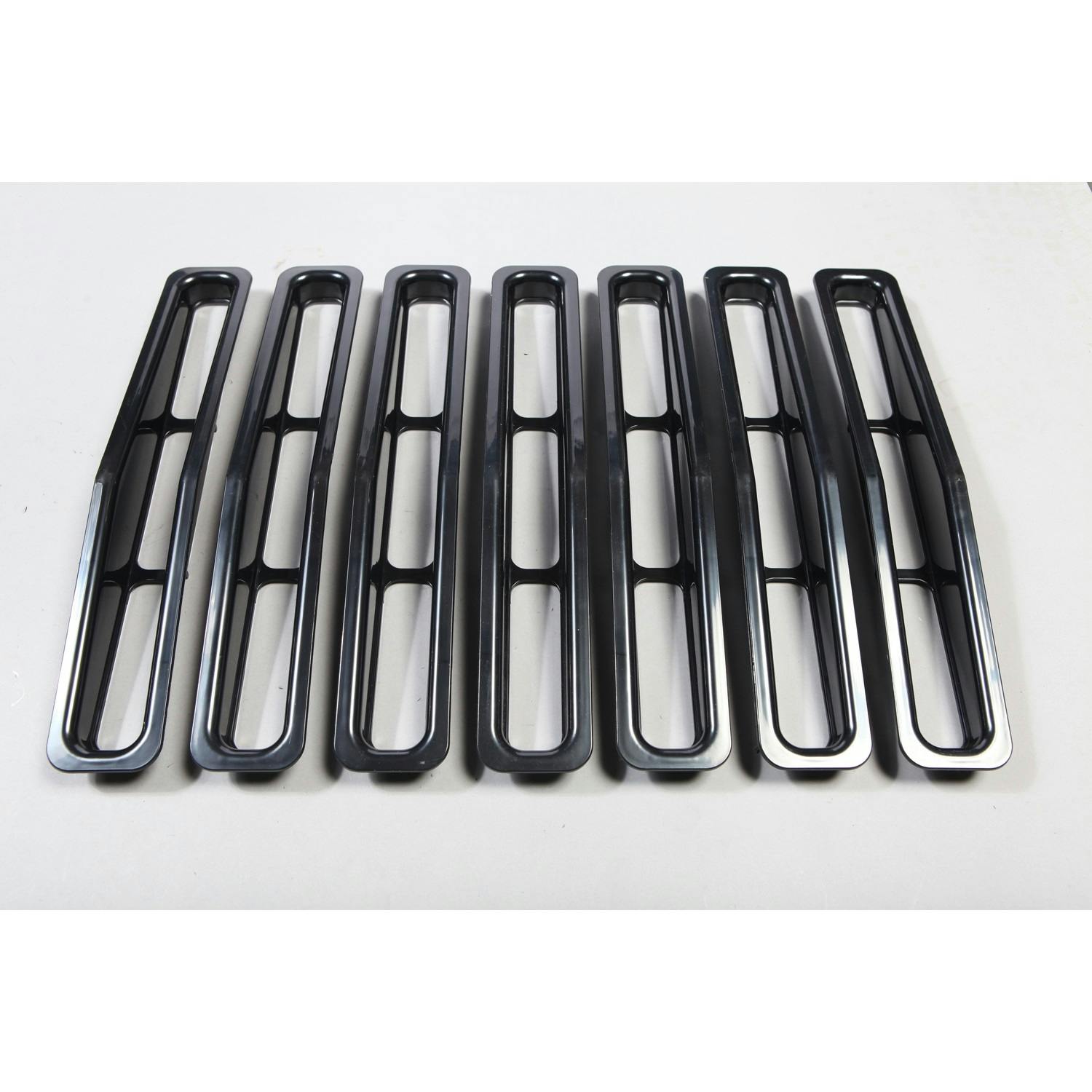 Rugged Ridge 11306.04 Grille Inserts; Black; 87-95 Jeep Wrangler YJ