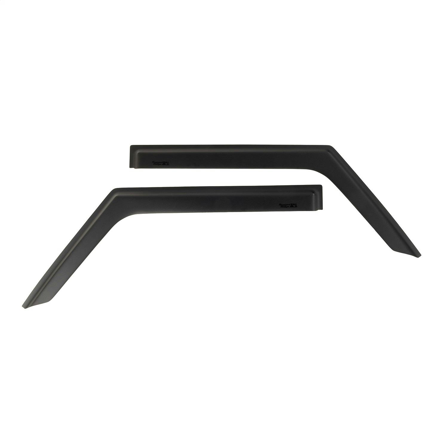 Rugged Ridge 11349.16 Window Visors, Matte Black