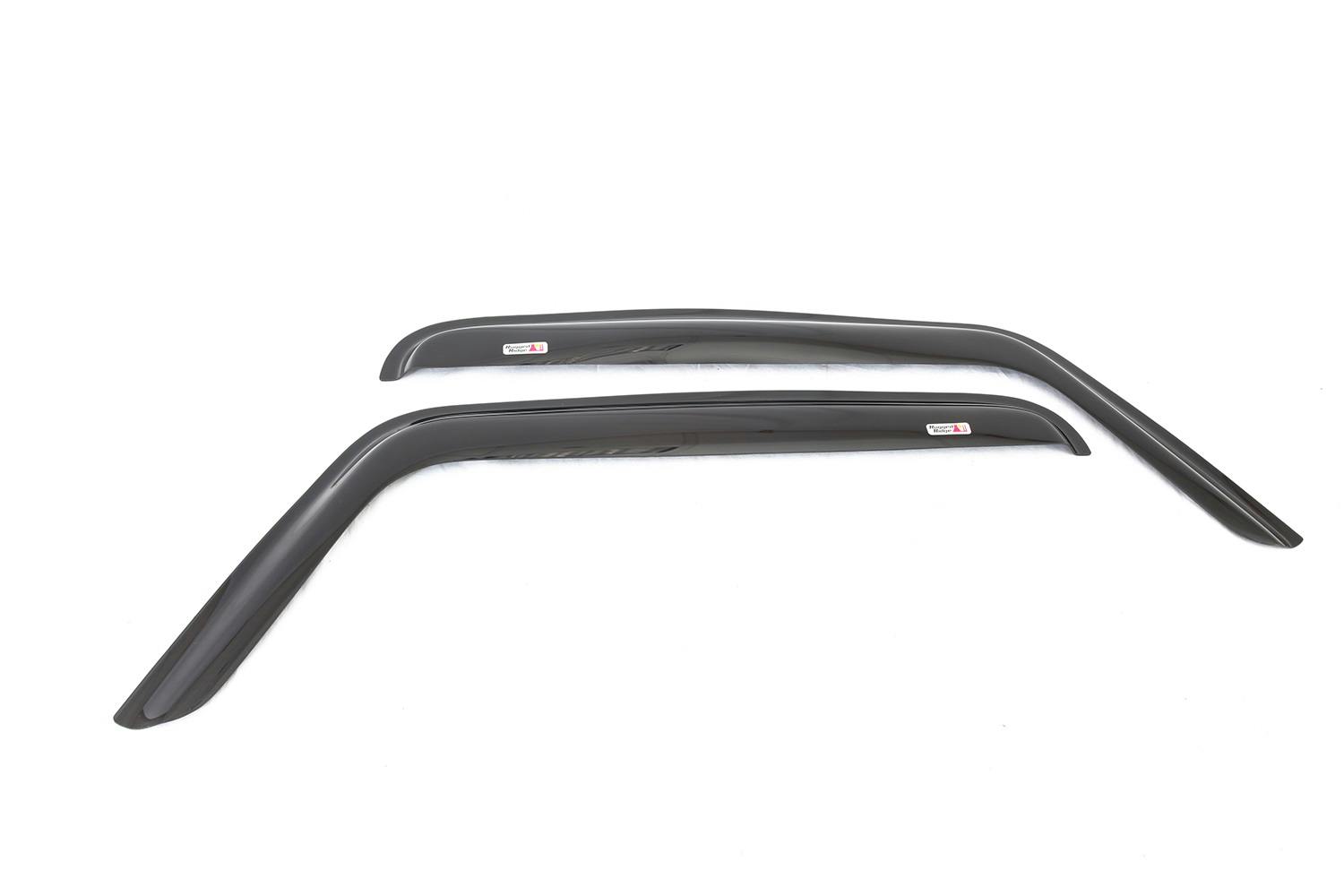 Rugged Ridge 11351.11 Window Rain Deflectors; 07-17 Jeep Wrangler JK