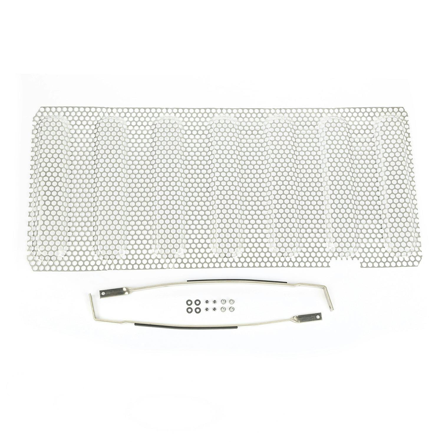 Rugged Ridge 11401.22 Grille Insert; Satin Stainless Steel; 07-17 Jeep Wrangler JK