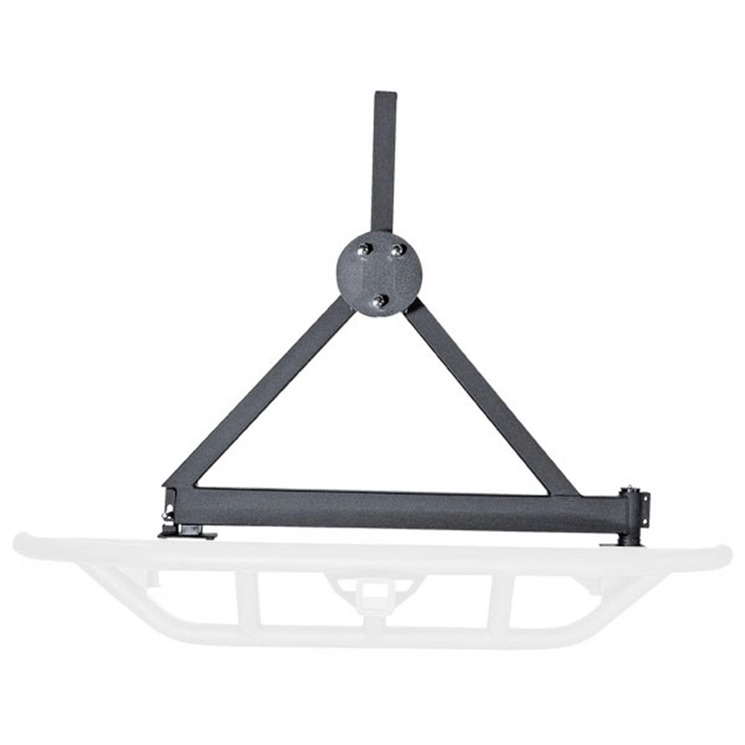 Rugged Ridge 11503.60 RRC Rear Bumper Tire Carrier, Black