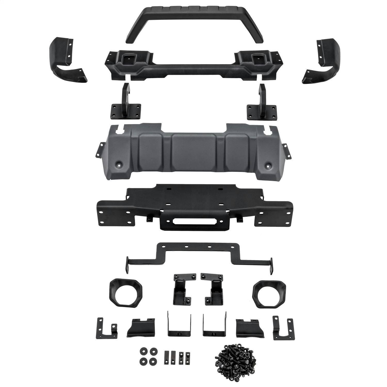 Rugged Ridge 11549.45 Venator Stubby Front Bumper with Overrider