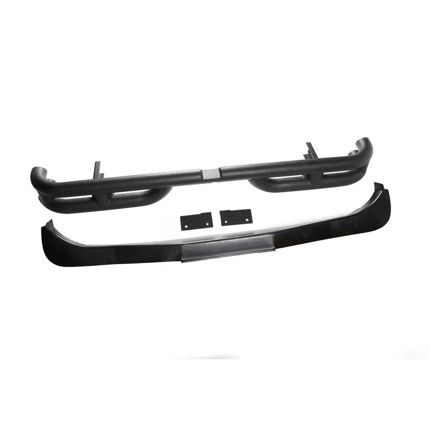 Rugged Ridge 11571.10 Double Tube Rear Bumper; 3 Inch; 07-17 Jeep Wrangler JK