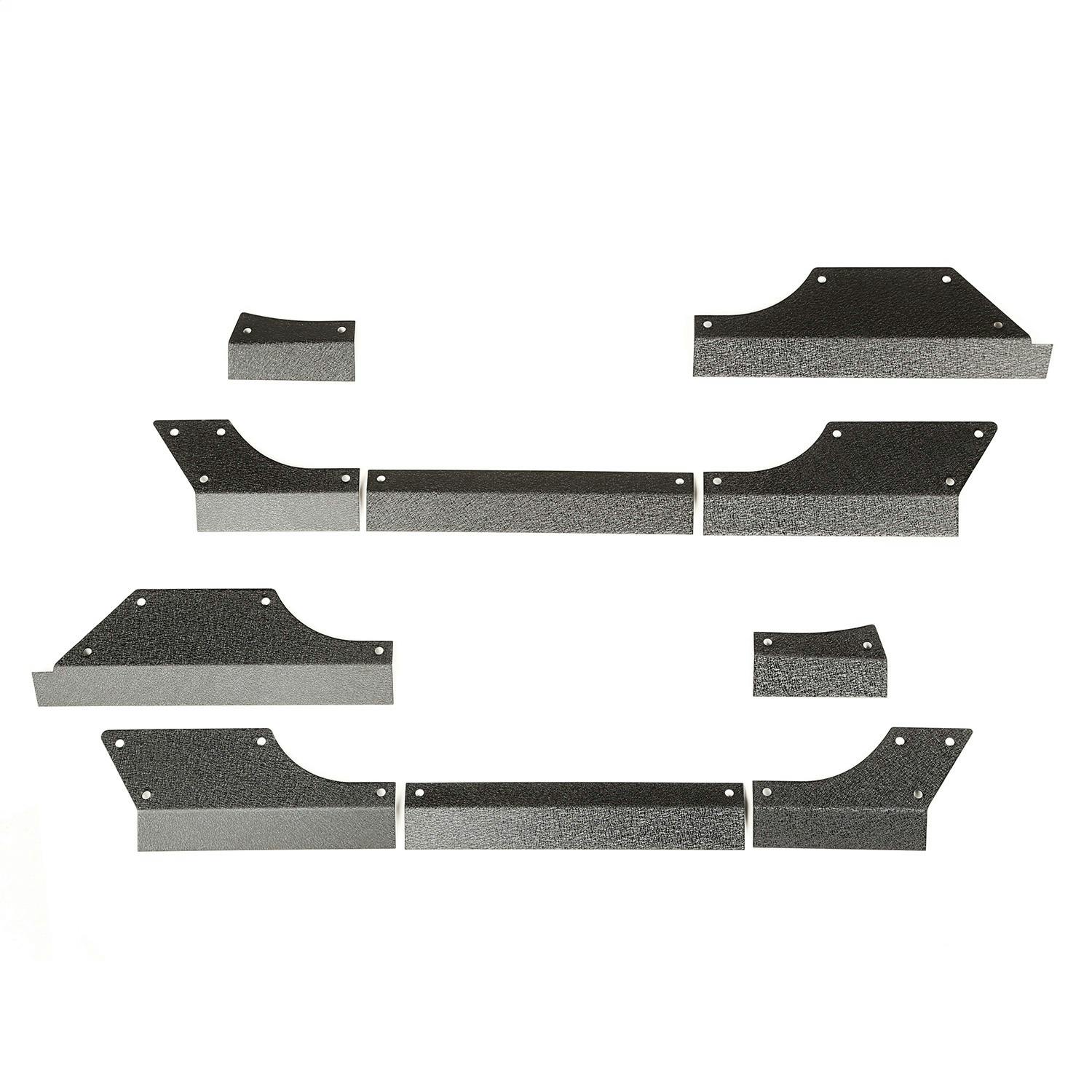 Rugged Ridge 11615.11 Steel Body Armor Cladding; 07-17 Jeep Wrangler JK