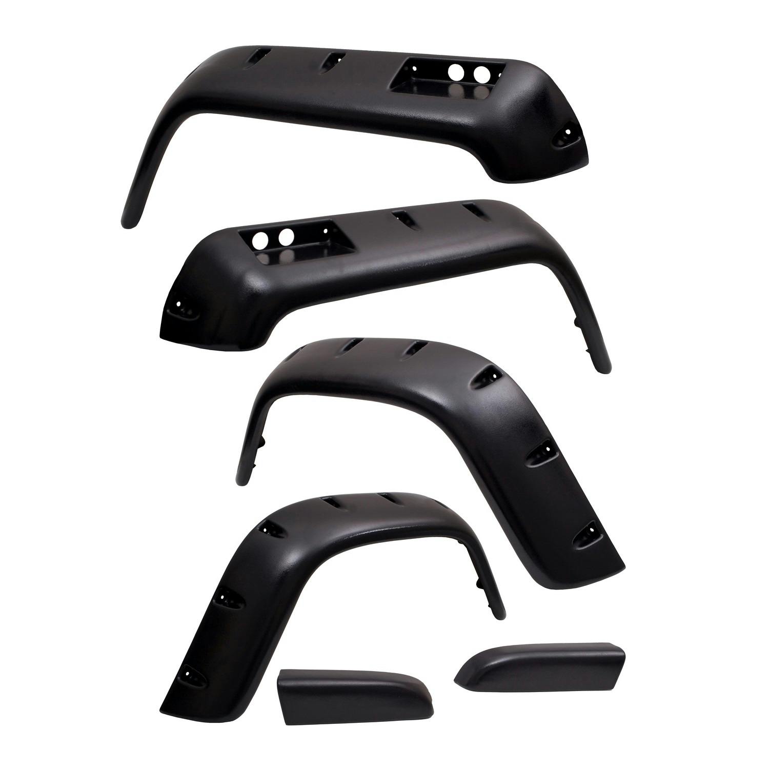 Rugged Ridge 11632.10 6 Piece All Terrain Fender Flare Kit, 6 inch