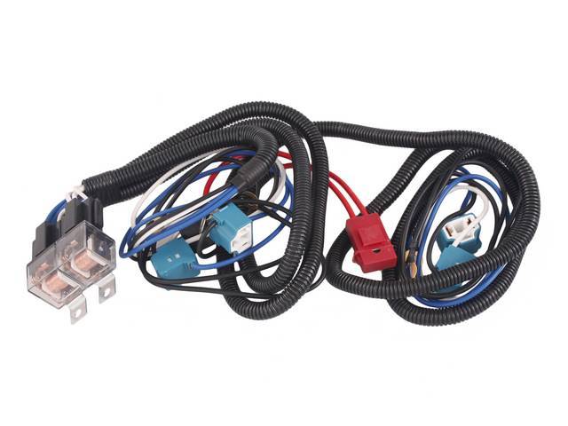 HEADLIGHT HARNESS EXTENSION, CUSTOM RELAY STYLE
