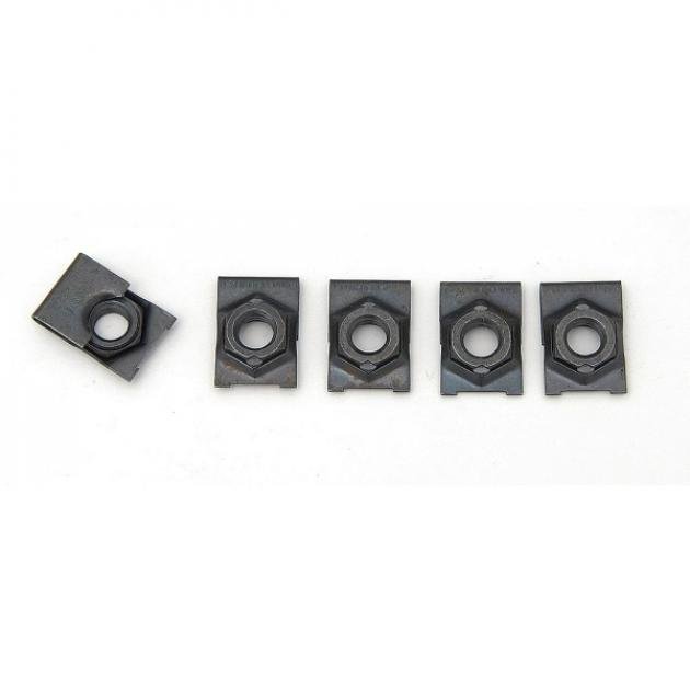 Redline Restomotive 1958-1964 Full Size Chevy 5 Piece 3/8" Cage Nut Set