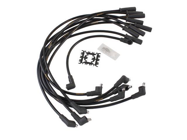 Spark Plug Wire Set, Blue Streak Performance, 8.5mm Black Wires
