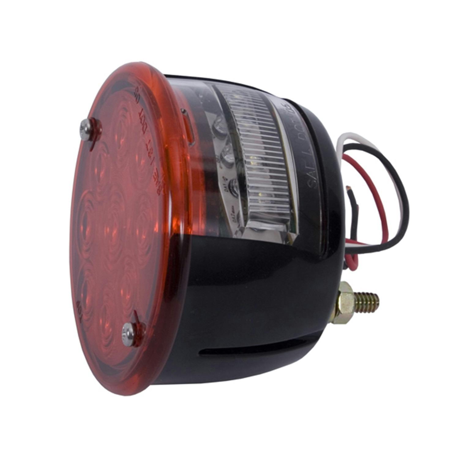 Rugged Ridge 12403.81 LED Tail Light Assembly; Left Side; 46-75 Willys/Jeep CJ Models