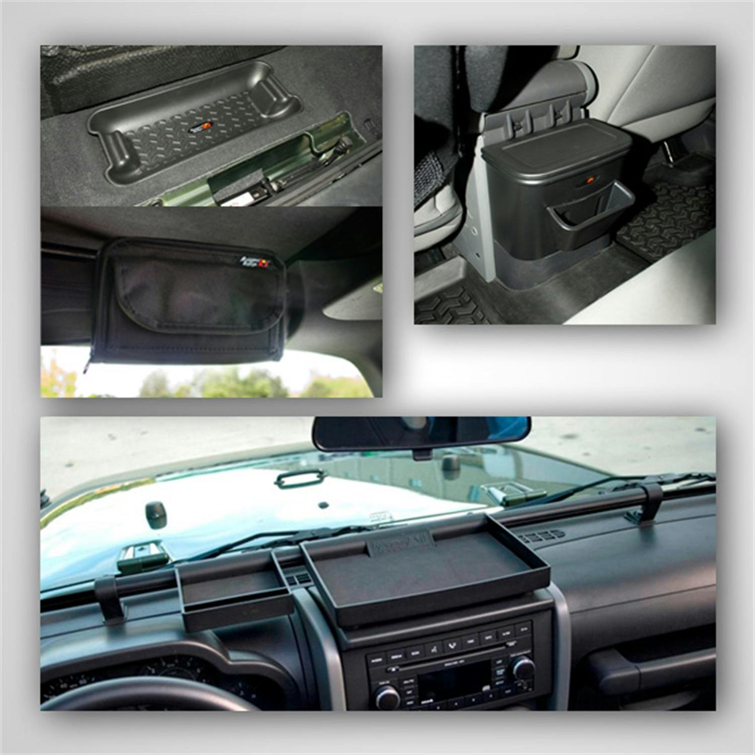 Rugged Ridge 12496.16 Interior Storage Kit; 07-10 Jeep Wrangler JK
