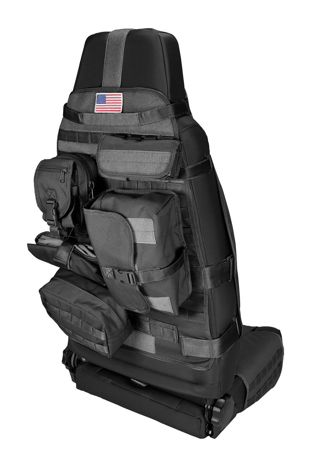 Rugged Ridge 13236.01 Front Cargo Seat Cover; Black; 76-17 Jeep CJ/Wrangler YJ/TJ/JK